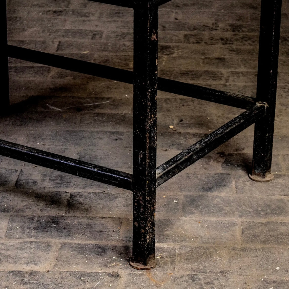 Vintage Metal Industrial Factory Coffee Table