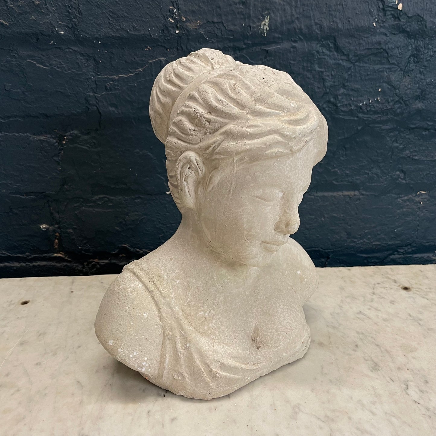 Vintage Style Stone Effect Bust Ornament