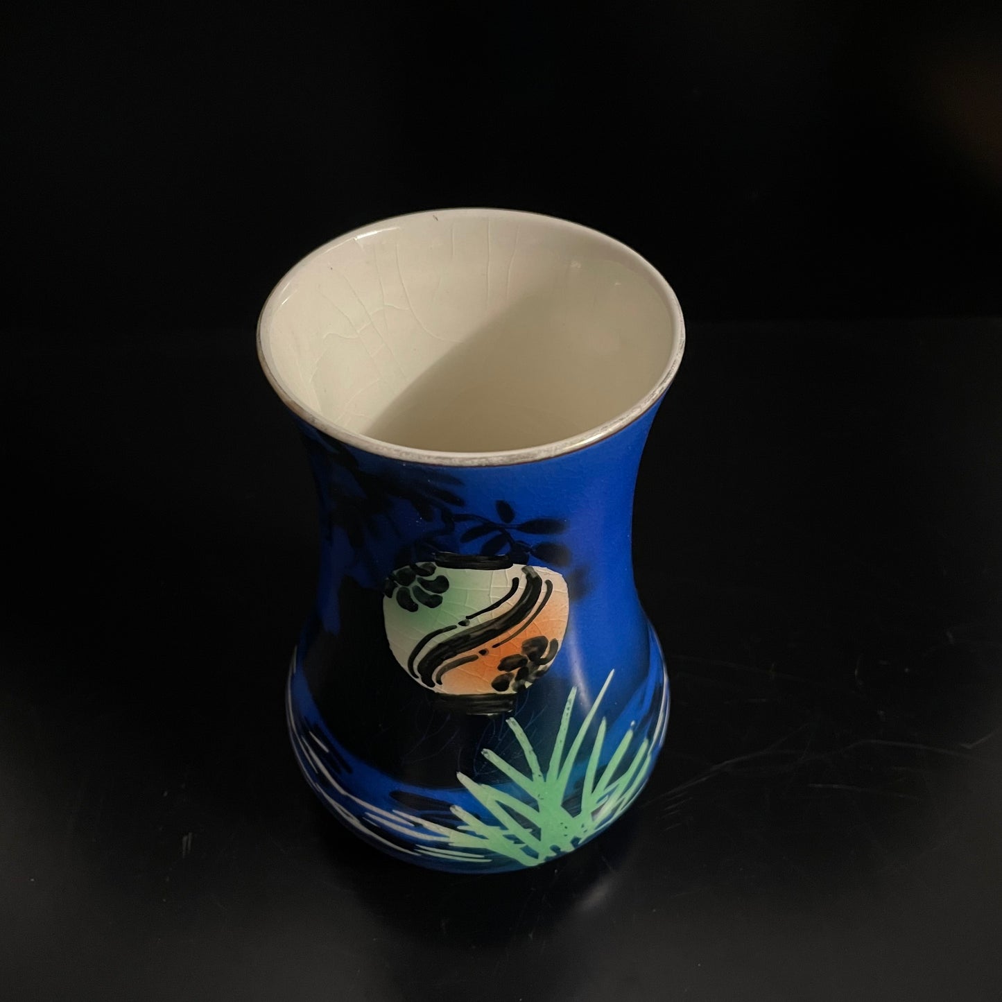 Vintage Parrott & Co 1930s Oriental Style Vase