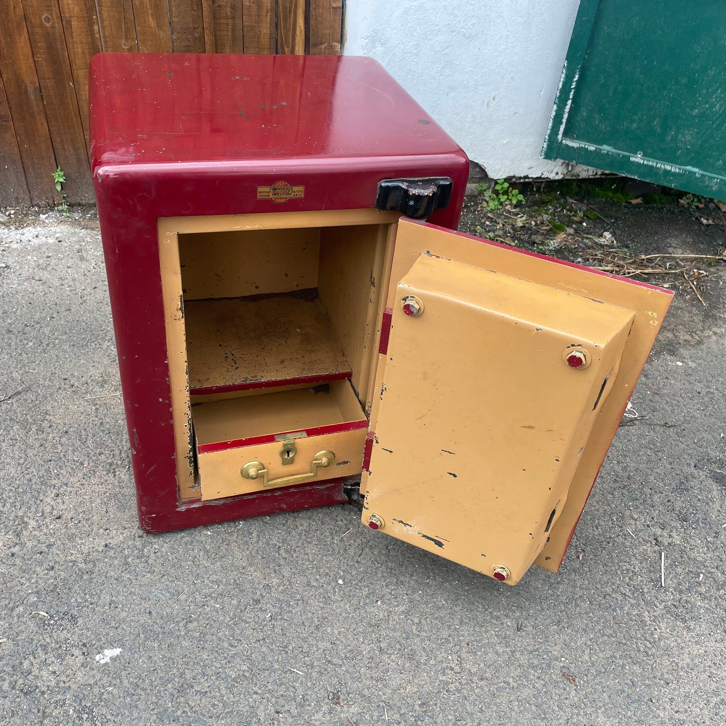 Antique Vintage Victorian Safe By Birmingham Safe Co