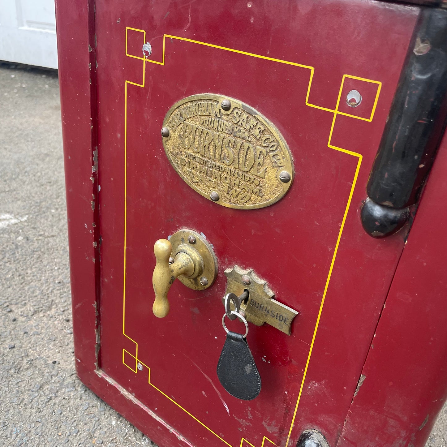 Antique Vintage Victorian Safe By Birmingham Safe Co