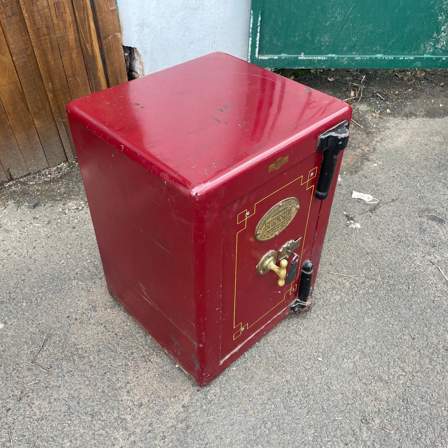 Antique Vintage Victorian Safe By Birmingham Safe Co