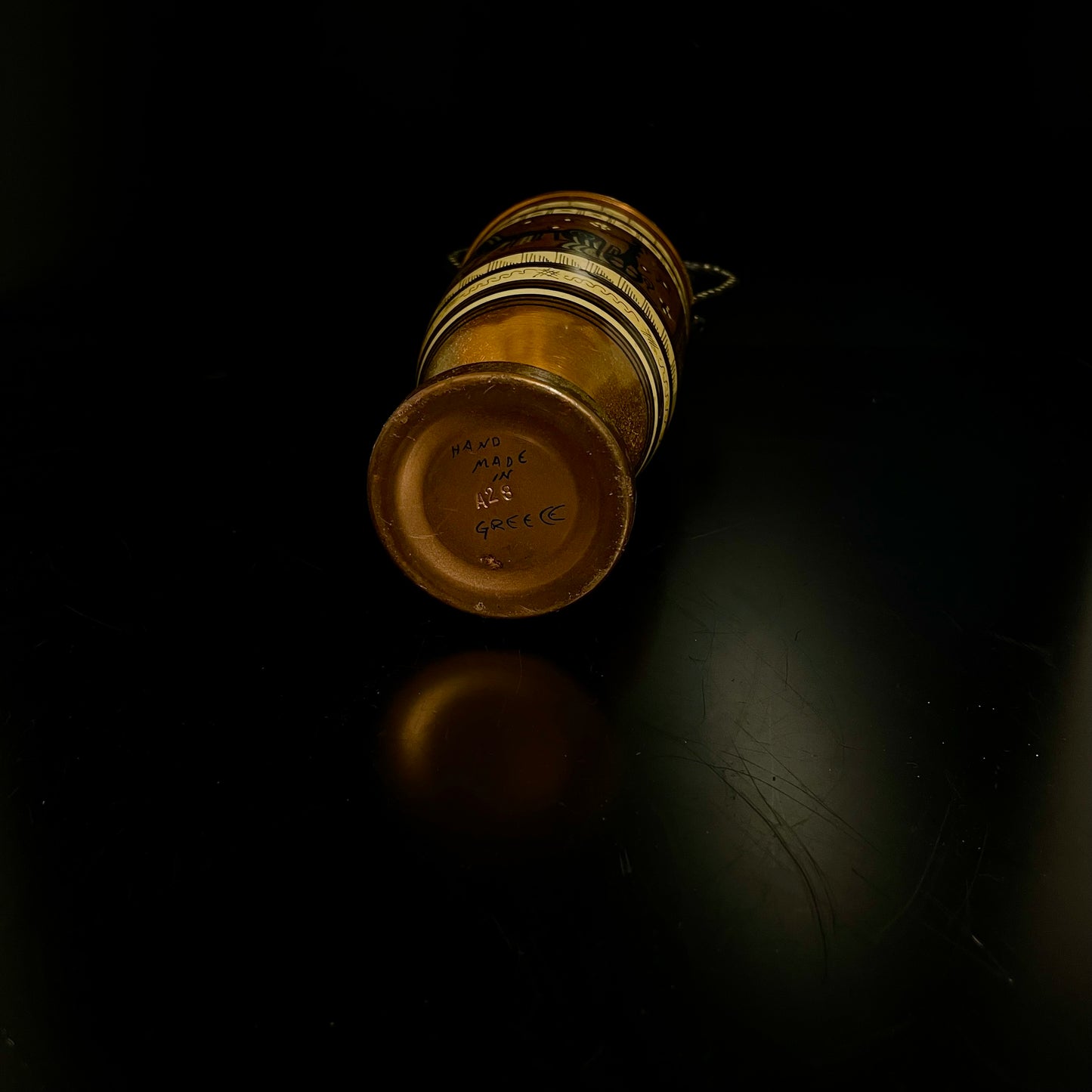 Oriental style  metal vase