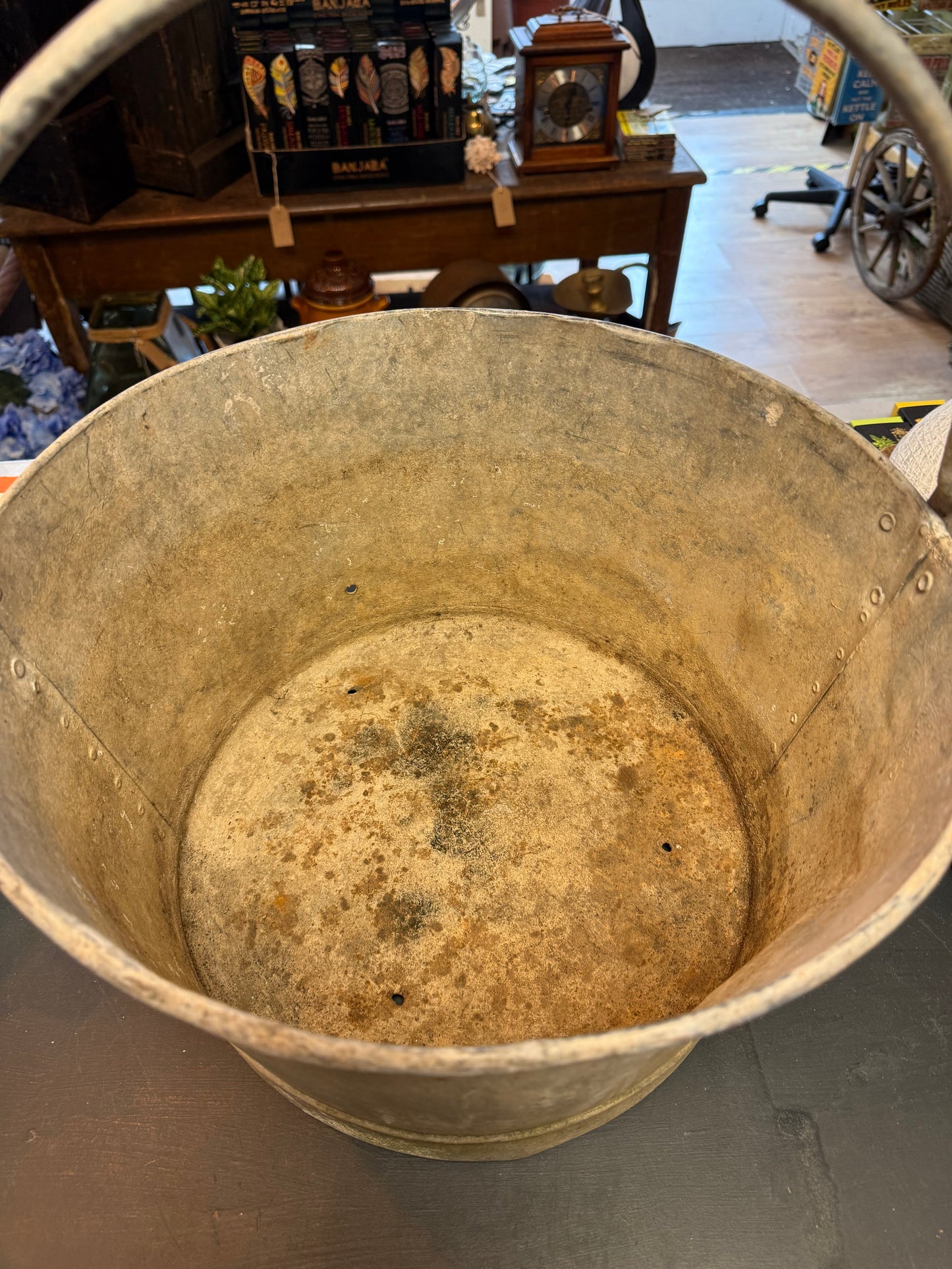 Galvanised bucket
