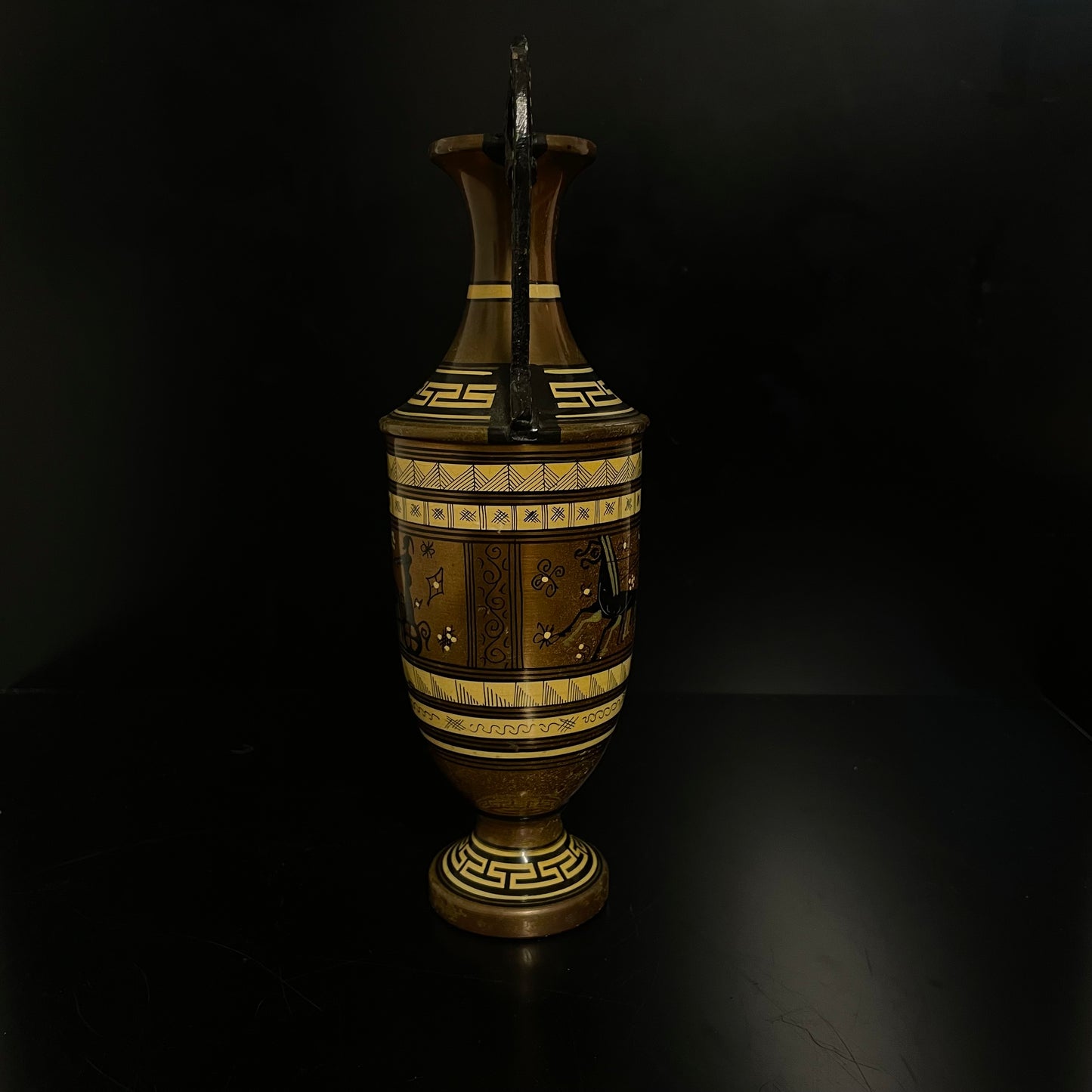 Oriental style  metal vase