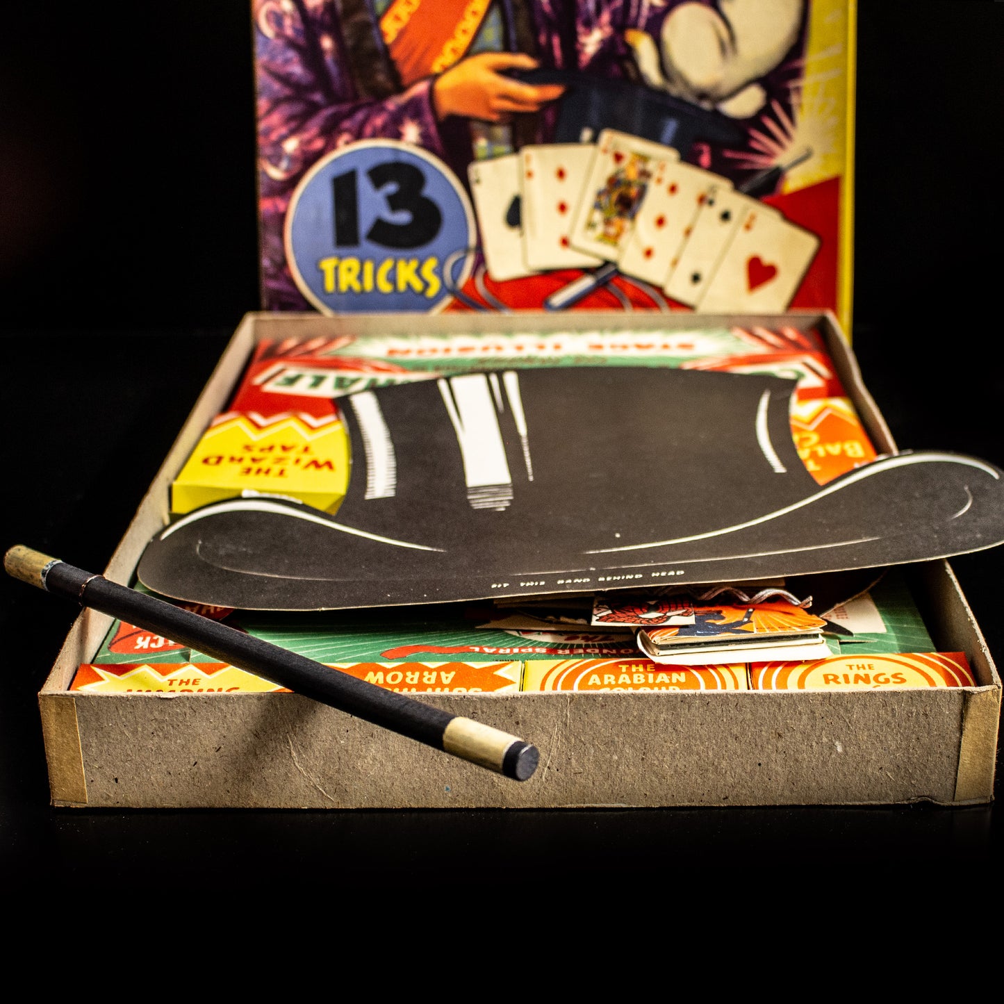 Vintage 1950s Conjurers Outfit Magic Kit