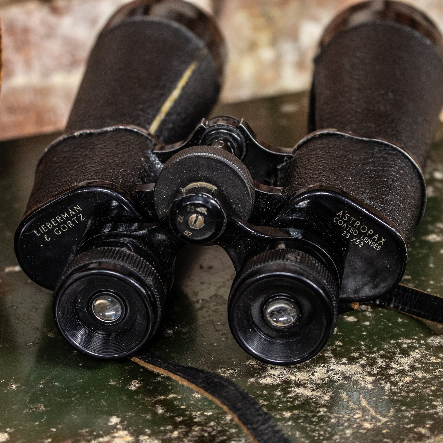 Vintage Lieberman & Gortz Binoculars Astropax Coated Lenses 25 x52